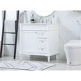 thumbnail image 2 of 32 inch single bathroom vanity in white, 2 of 8