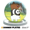 thumbnail image 4 of We Bare Bears Plates Party Supplies Birthday Decorations Tableware Disposable Dinnerware, 4 of 4