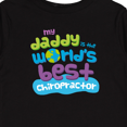 thumbnail image 4 of Inktastic World’s Best Chiropractor Daddy Boys or Girls Long Sleeve Toddler T-Shirt, 4 of 5