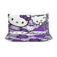 thumbnail image 3 of Cartoon & Anime Hello Kitty Bedding Comforter Set For Teenagers & Kids Girl 3 Piece 1 Duvet Cover And 2 Pillowcases Twin, 3 of 8