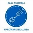 thumbnail image 6 of Your Zone Easy to Assemble Storage Bed with Bookcase Headboard, Twin, Canyon Walnut Finish, 6 of 6