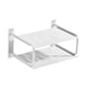 thumbnail image 2 of Estante de proyector de 2 capas para el estante de pared accesorios de aluminio TV Caja de almacenamiento del organizador del hogar para altavoces, 2 of 8