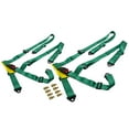 thumbnail image 3 of Pair Universal 4 Point 2" Safety Harness Green Racing Seat Belt Mounting, 3 of 8