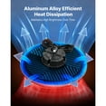 thumbnail image 5 of KFFKFF 10 Pack LED High Bay Lights, 200W 30000LM UFO LED Fixtures, 5000K Bright Lighting for Warehouse, Workshop, Factory, Gym, Garage, Barn, IP65 Waterproof, 100-277V Voltage Range, Black, 5 of 9