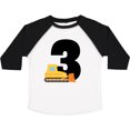 thumbnail image 3 of Inktastic 3rd Birthday Construction Truck Bulldozer Boys Toddler T-Shirt, 3 of 5