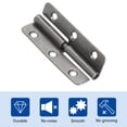 thumbnail image 4 of Uxcell 2Pcs Bisagra Desmontable, Bisagras Desmontables de 2" para Mano Izquierda, Negros, 4 of 5