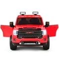 thumbnail image 6 of Gymax 12V Licensed GMC Kids Ride On Car 2-Seater Truck w/ Remote Control Red, 6 of 10