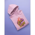thumbnail image 3 of Love Who You Want Glowing Heart Hoodie Women -Smartprints Designs, Female 5X-Large, 3 of 4