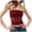 Red, variant on Ladies Womens Elegant Lace Strapless Vest Camisole Top Summer Fashion