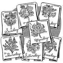 Aunt Martha's #3963 Flowers of the Week