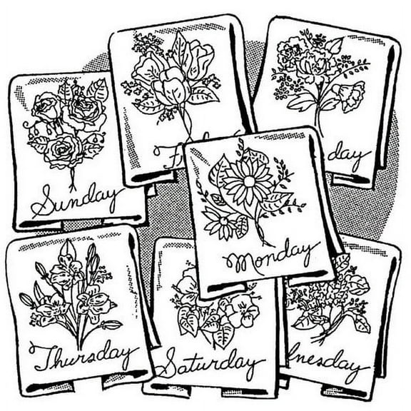 Aunt Martha's #3963 Flowers of the Week