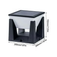 thumbnail image 3 of Nilvkv Solar Column Light Outdoor Courtyard Light Modern Waterproof Villa Gate Wall Light Garden Column Post Light, 3 of 6