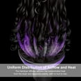thumbnail image 3 of Universal Hair Dryer Diffuser Attachment for Curly & Wavy Hair - Heat-Resistant PC Material Blow Dryer Accessory with Even Airflow Distribution, Compatible with 1.65-2.28 Inch Nozzle Diameter, Purple, 3 of 6