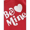 thumbnail image 6 of Bagilaanoe 2Pcs Newborn Baby Girls Valentine’s Day Clothes Letters Print Long Sleeve Romper Tops + Heart Tulle Skirt 3M 6M 9M 12M 18M Infant Casual Skirt Set, 6 of 8