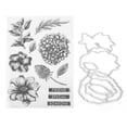 thumbnail image 1 of Sello transparente con patrón de flores de TPR para hacer tarjetas de álbum de recortes, decoración de álbumes de fotos, 1 of 14