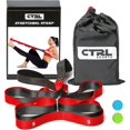 thumbnail image 1 of Stretching Strap With Loops - Non Elastic Stretch Band For Physical Therapy, Yoga Strap For Stretching Equipment, Stretch Bands For Exercise And Flexi, 1 of 5