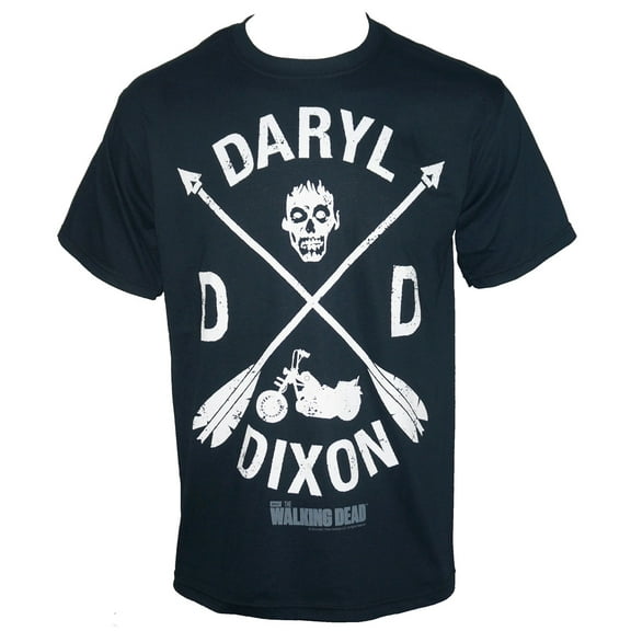 Licensed THE WALKING DEAD Arrow Dixon T-Shirt Black