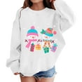 thumbnail image 5 of THJRPQJFD Christmas Graphic Tees Cute Tops for Teen Girls Cute Y2k New Born Clothes Baby Boy Girl Clothes Size 8 7 Year Old Girl 2t Boy Clothes, White 7-8 Years, 5 of 6