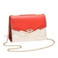 thumbnail image 1 of Mujeres Messenger Bolsa Lentejuelas Moda Single Hombro PU Cadena Cadena Correa Bolso Móvil Teléfono Móvil Flip Bolsas Bolsos Regalos Tipo Rojo 1 Scienceny AP008901-04, 1 of 7