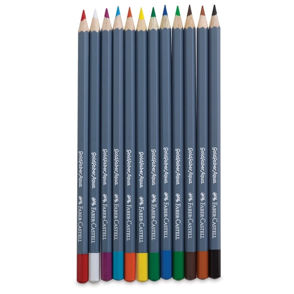Faber Castell Goldfaber Aqua Watercolor Pencil - Classpack of 144, Assorted Colors