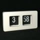 thumbnail image 4 of Reloj abatible, reloj de escritorio para decoración para hogar, abatible automático retro hacia abajo, reloj vintage, con pilas, relojes digit Trasero Negro, 4 of 8