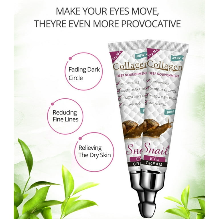 Snail Eye Cream Nourishing Reduce Dark Circles Essence Fade Lines  Moisturizing Eyes Skin - Walmart.com