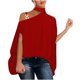 thumbnail image 2 of Pntutb Mujer Casual Media manga Cuello halter Hombro Impreso y sólido Suelto Polluer Blusa tops Pntutb Pntutb-1705, 2 of 5