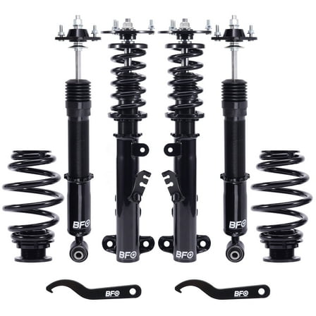 BFO Coilover for BMW E36 316i 318i 320i 323i 325i 328i 1990-1999, Adjustable Height Coilovers Suspension Kit, Coil Spring Shock Absorber Struts Lowering Kit