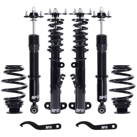 BFO Coilover for BMW E36 316i 318i 320i 323i 325i 328i 1990-1999, Adjustable Height Coilovers Suspension Kit, Coil Spring Shock Absorber Struts Lowering Kit