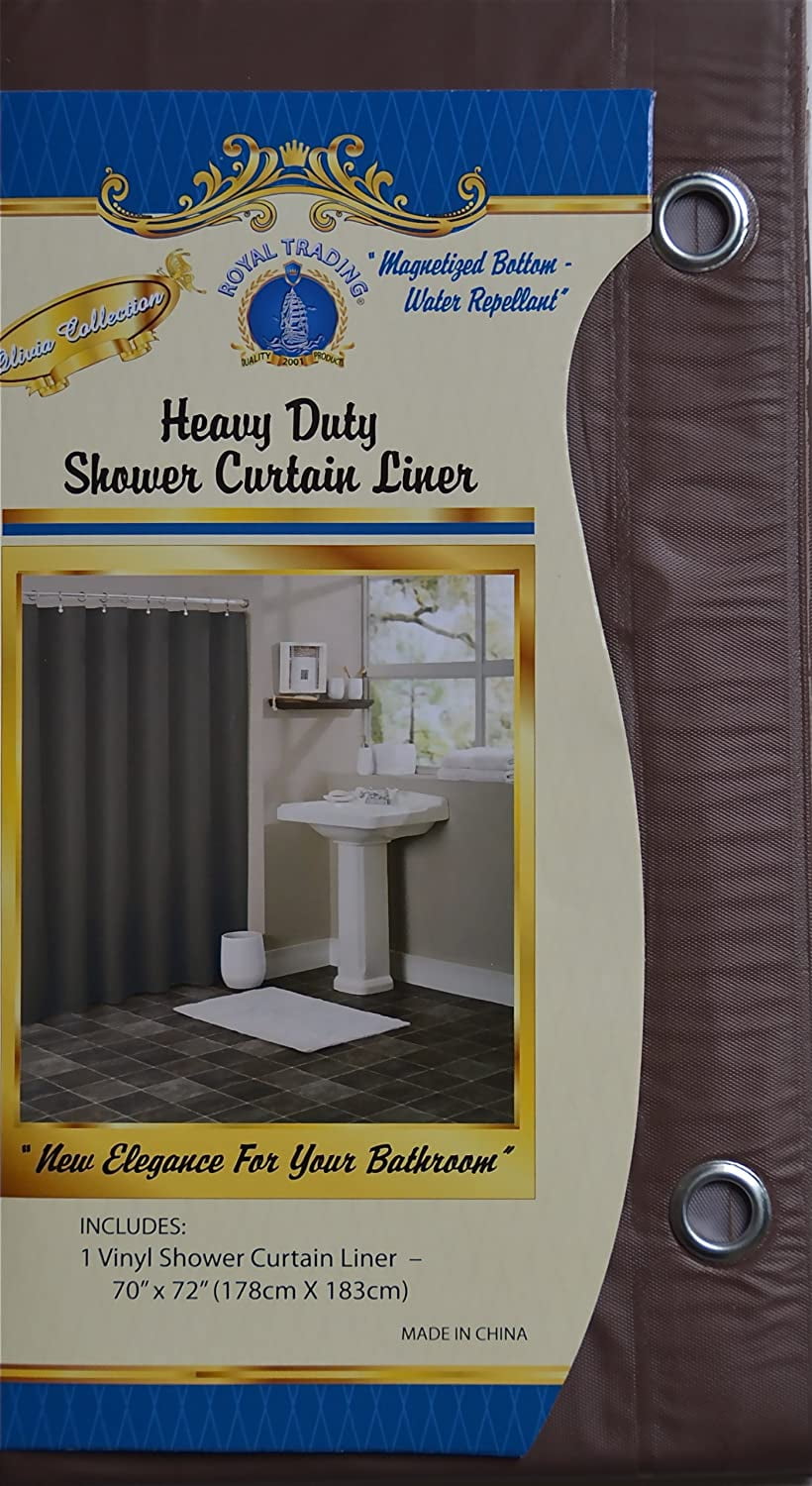 Luxury Home Fashion Shower Curtain Liner, Waterproof Shower Curtains Vinyl Bathroom Curtain