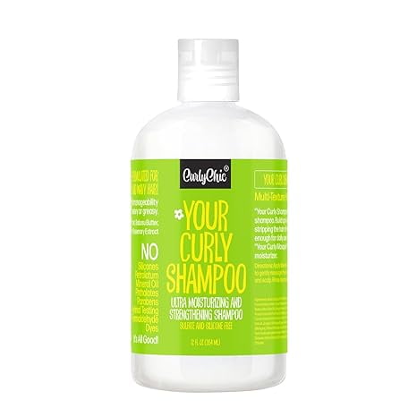 CurlyChic Your Curly Shampoo, Net.Wt 12 fl.oz (Enriched with Ginger Extract)