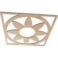 thumbnail image 2 of Ekena Millwork 22"OD x 7 5/8"ID x 3/8"T Blume Wood Fretwork Pierced Ceiling Medallion, Alder, 2 of 3