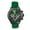 Green, variant on Men’s 42mm Sports Watch – Multi-Dial Face, Date Display & Silicone Strap – Casual Gift-Ready Timepiece - Green Finish