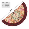 thumbnail image 3 of Kdxio Indian Paisley 1 Print Christmas Tree Skirt Christmas Xmas Tree Skirts Mat for New Year Holiday Christmas Party Decorations-30", 3 of 6