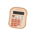 thumbnail image 3 of Calculadora pequeña con forma de pan, bonita, robusta, básica, portátil, de 12 dígitos, ideal para el hogar, la escuela primaria, la oficina, los color caramelo, 3 of 8