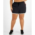 thumbnail image 3 of Id Ideology Womens Plus Size Running Shorts, Black, 3X, 3 of 4