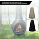 thumbnail image 3 of Cubierta Impermeable para Chimenea Cubierta para Fogatas Tela Oxford 210D a Prueba de Polvo Se Adapta a la Mayoría de Fogatas Versátil Fácil de Usar para Jardines ANGGREK  Otros, 3 of 8