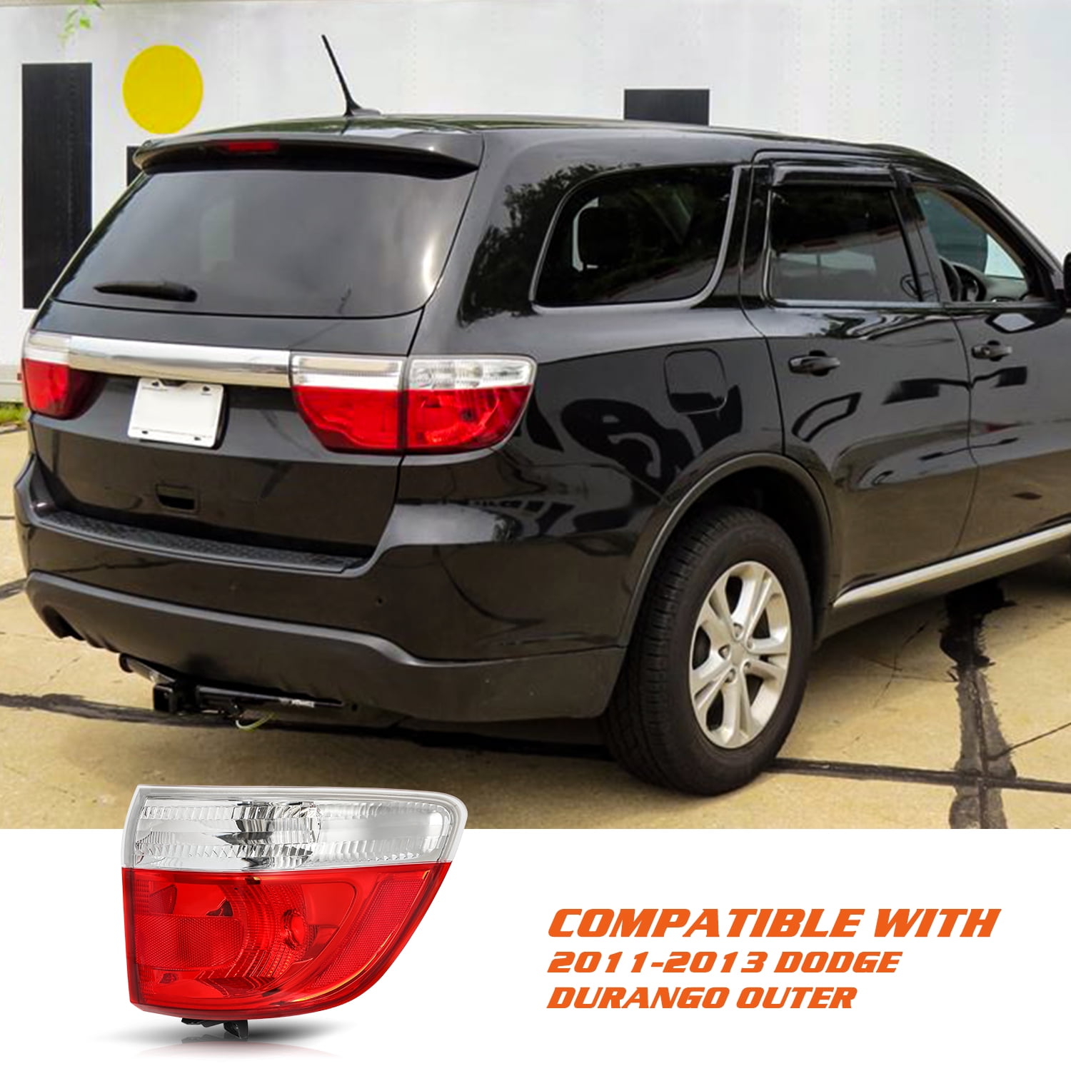 For 2011 2012 2013 Dodge Durango Tail Lamp Outer Tail Light Driver & Passenger