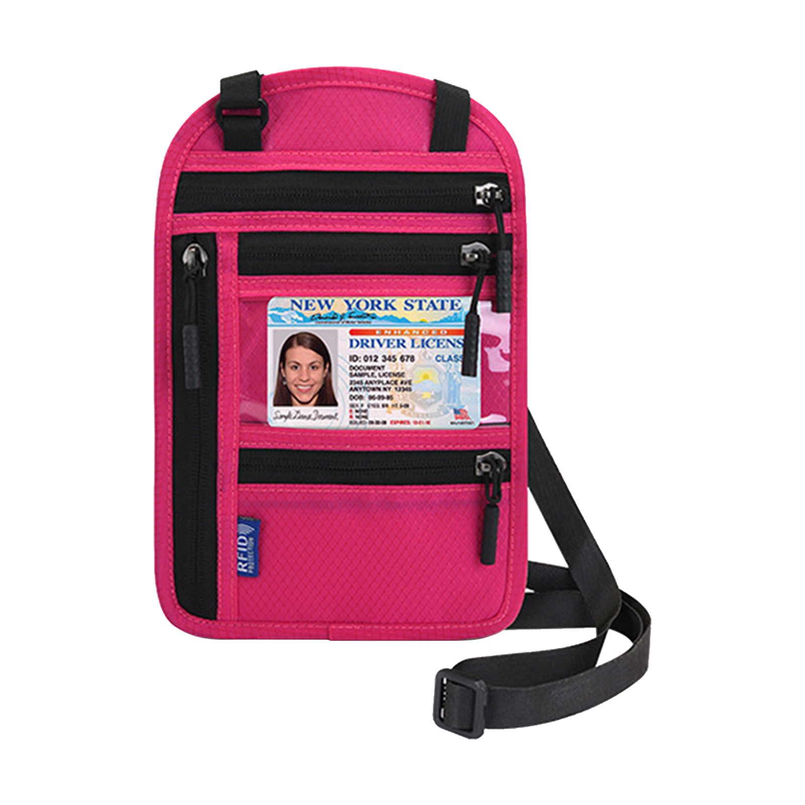 COOLL Passport Pouch Crossshoulder RFID Blocking Convenient Large