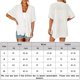 thumbnail image 2 of Cárdigan Top básico de ganchillo para mujer, cárdigan informal de color sólido, atuendo diario (blanco XL) Ygjytge Blanco T XL para Mujer, 2 of 6