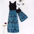 thumbnail image 2 of Vestido sin mangas sin mangas a juego con la familia informal de Pachwork con estampado floral para mujer Fridja  nalpqowj06, 2 of 6