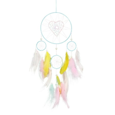 

Dtydtpe Dream Catchers Ornament Room Wall Hanging Wall Decoration Creative Gift Vintage Teardrop Chandelier Crystals Stained Glass Flower Decorations for Wall Glass Fabric Tassel Garland Decoratio