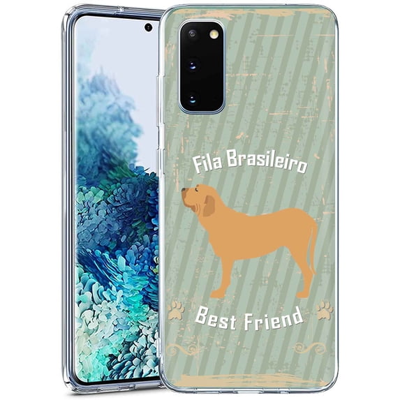 TalkingCase Slim Phone Case Compatible for Samsung Galaxy S20 FE 4G/5G,(Not S20),Brasileiro Dog Print,Lightweight,Flexible,Soft, USA