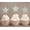 Glitter Silver, variant on Darling Souvenir, Star Shape Cupcake Toppers, Birthday Wedding Party Dessert Decorations - Pack Of 20