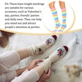 thumbnail image 4 of Sonducket 1 par de calcetines a rayas hasta la rodilla transpirabilidad calcetín fácil de combinar calcetín botas medias para disfraz de fiesta Type3 NO3 Sonducket AP008902-01, 4 of 6