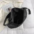 thumbnail image 2 of Bolso cruzados para mujer Bolso de mano de nailon de gran capacidad para bolas de masa hervida Bolso para niñas (Negro), 2 of 8
