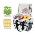 thumbnail image 2 of FORMRS Insulated Cooler Bag 24 Cans Capacity Soft Leakproof Lunch Box with Side Pockets, Football Player Pattern, 2 of 7