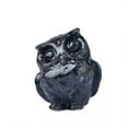 thumbnail image 3 of K-KED Natural Quartz Crystal Gemstone Owl Carved Lucky Hooters Mini Reiki Amulet Decor-Flame Stone Quartz, 3 of 6