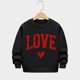 thumbnail image 4 of Sudadera sin capucha Zhongda para niños, sudadera con capucha de terciopelo de manga larga con cuello redondo estampada, sudadera con capucha informal y cómoda para niños, sudadera con capucha, blusa, 4 of 6