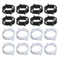 thumbnail image 6 of HORIALENCE Flower Support Clip Square 100Pcs 1.18x1.18x0.35in For Gardening Farmers, 6 of 8
